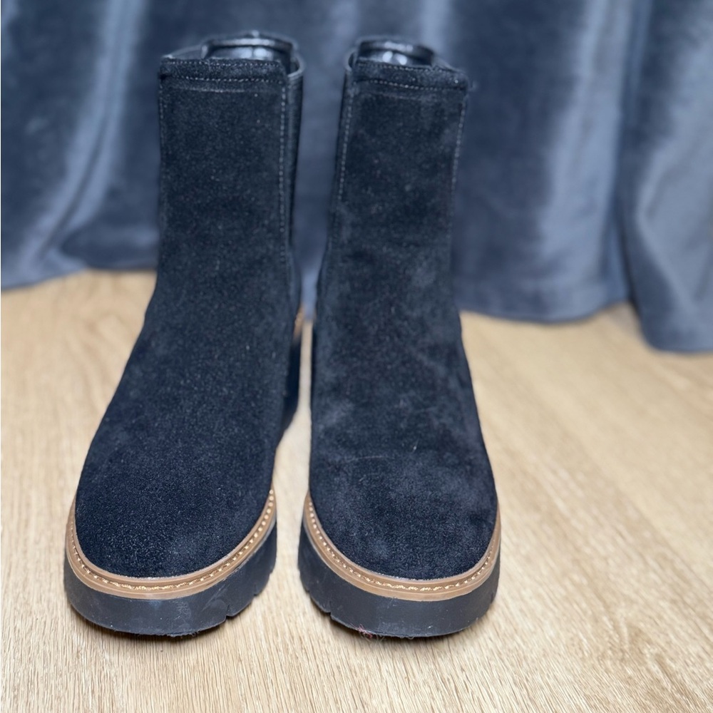 Black Suede Ankle Boots
